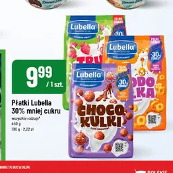 Płatki Lubella 30% mniej cukru