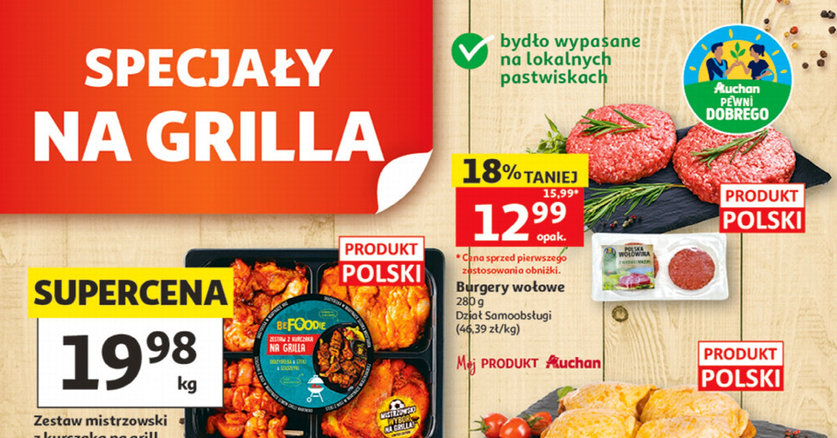 Truskawki w Auchan prawie 10 zł taniej! 13,99 zł zamiast 23,99 zł — idealny hit na weekendowe desery