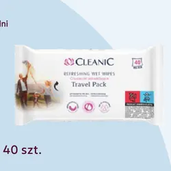 Cleanic, chusteczki odświeżające