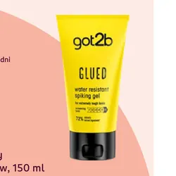 Got2b, wodoodporny klej do włosów, 150 ml