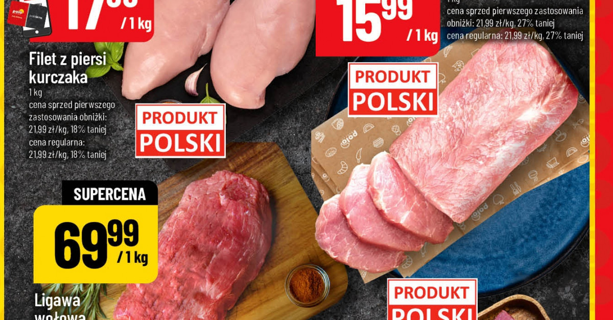 Najlepsze promocje z gazetki POLOmarket: schab 15,99 zł, proszek 24,74 zł i więcej — sprawdź listę!