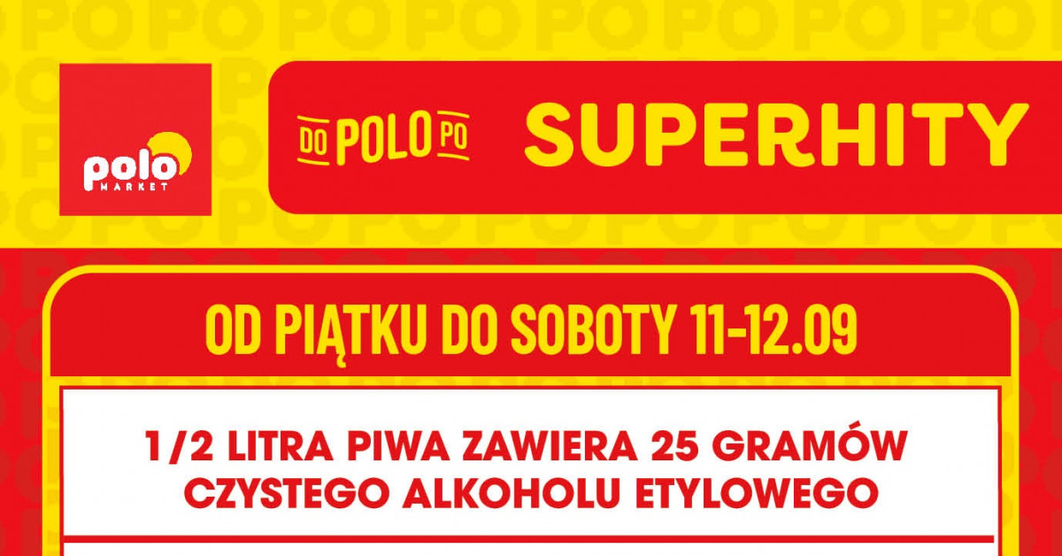 Tylko 2 dni! Nowa gazetka POLOmarket (11.09–12.09) — te hity skuszą każdego