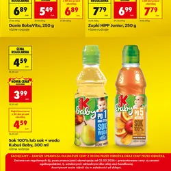 Sok 100% lub sok + woda Kubuś Baby, 300 ml