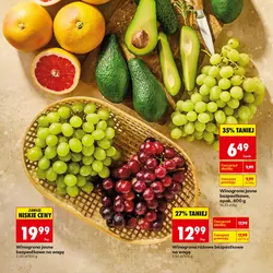 Winogrona jasne bezpestkowe, opak. 400 g