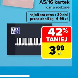Zeszyt do nut A5/16 kartek