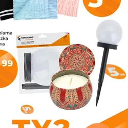 Lampa solarna lub świeczka zapachowa
