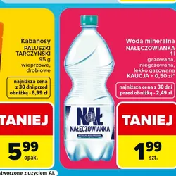 Woda mineralna NAŁĘCZOWIANKA