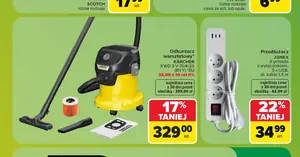Mega okazja w Carrefour: odkurzacz warsztatowy KWD teraz za 329 zł — oszczędzasz 70 zł!