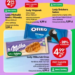 Lody Milka lub Oreo