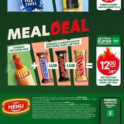 Hot Dog Max + Baton Snickers, Mars lub Twix