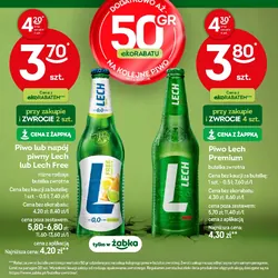 Piwo lub napój piwny Lech lub Lech Free