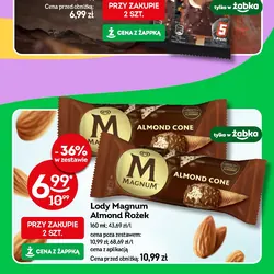 Lody Magnum Almond Rożek