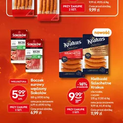 Boczek surowy wędzony Sokołów