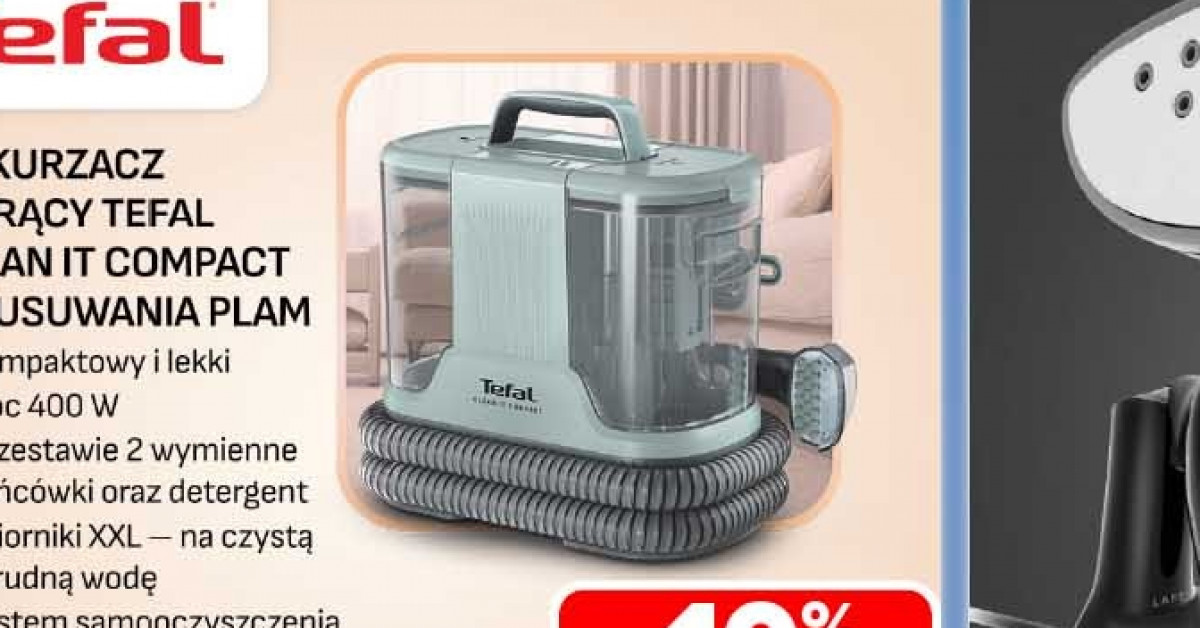 Szokująca obniżka: żelazko parowe TEFAL teraz tylko 79,99 zł! Sprawdź, dlaczego warto biec do Carrefour