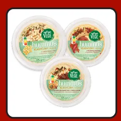 Go Vege Hummus z toppingiem