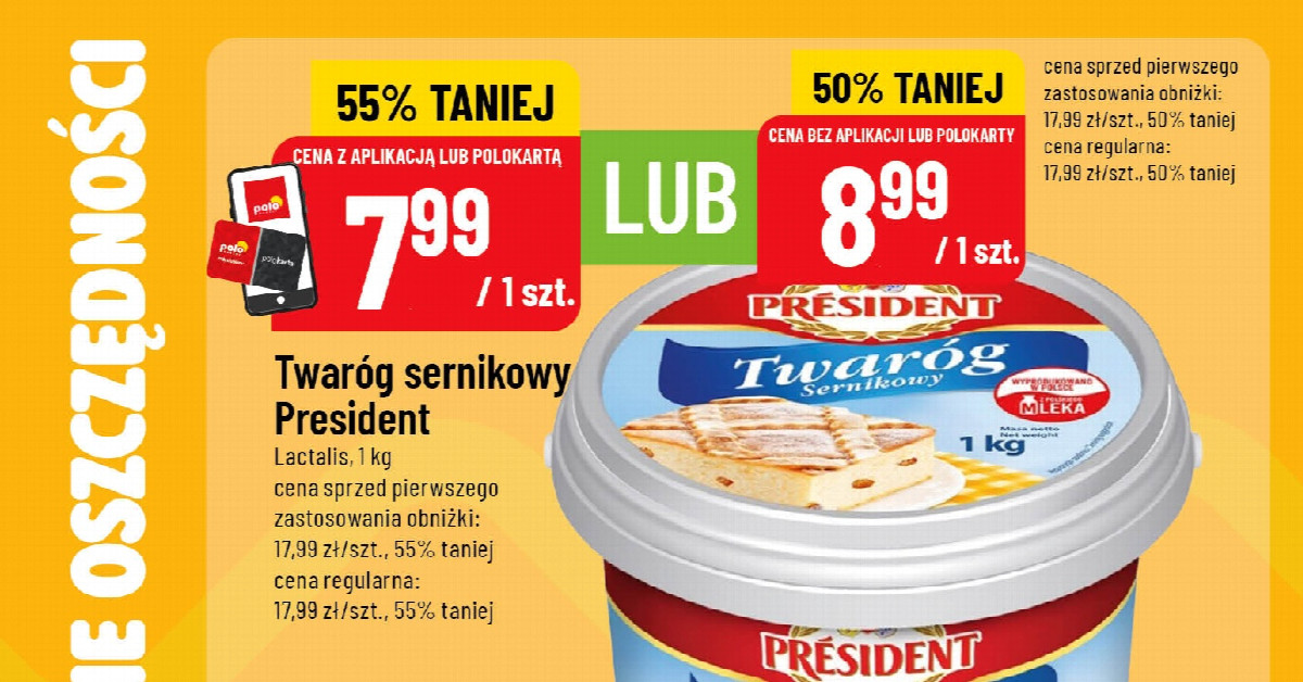 Twaróg sernikowy President za 7,99 zł — przepis na sernik za pół ceny!