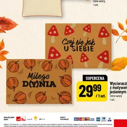 Wycieraczka z motywem jesiennym