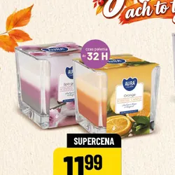 Świeca zapachowa trójkolorowa Aura