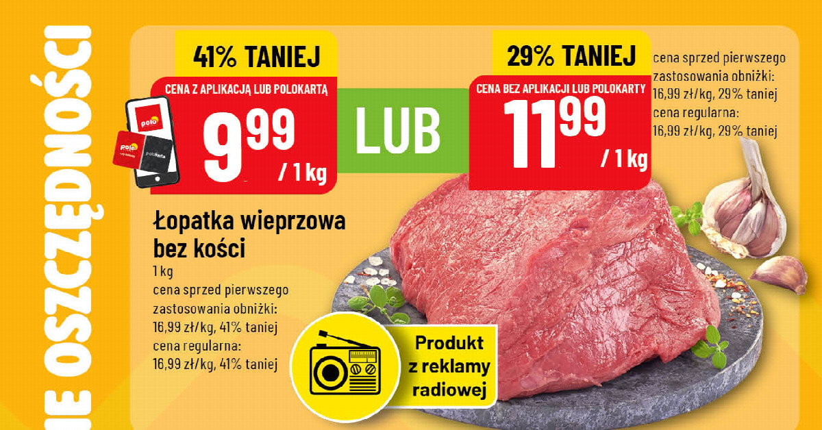 Boczek łososiowy za 19,99 zł! Największa mięsna promocja w nowej gazetce POLOmarket