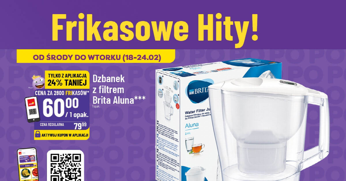 Top promocje z gazetki POLOmarket: kurtki ZaZiZo za 39,99 zł i dzbanek Brita prawie 20 zł taniej!