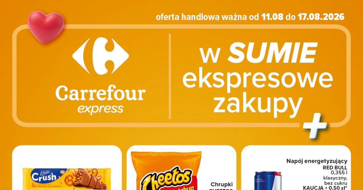 Nowa gazetka Carrefour (11.08–17.08) — 7 hitów, które MUSISZ zobaczyć zanim zrobi się tłoczno!