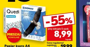Papier ksero A4 za 8,99 zł w Kaufland — drukowanie nigdy nie było tak tanie!