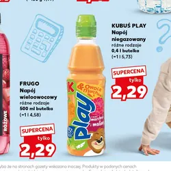Kubuś Play Napój niegazowany