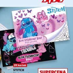 Stitch Blok rysunkowy lub techniczny biały