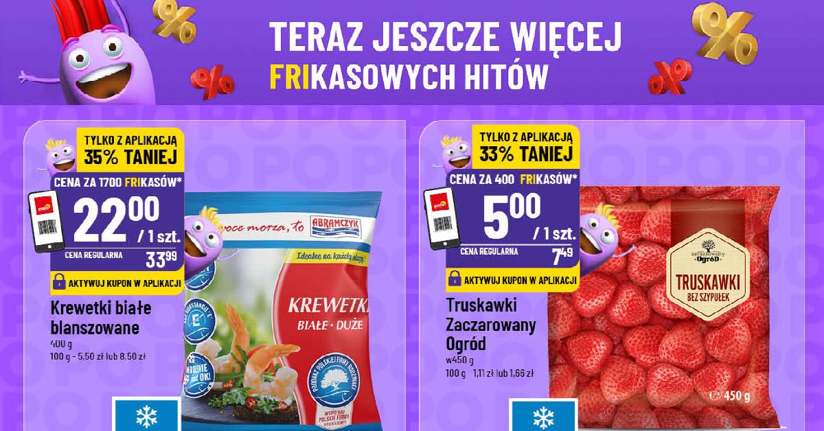 Szokująca obniżka krewetek w POLOmarket — białe krewetki blanszowane teraz tylko 22 zł!