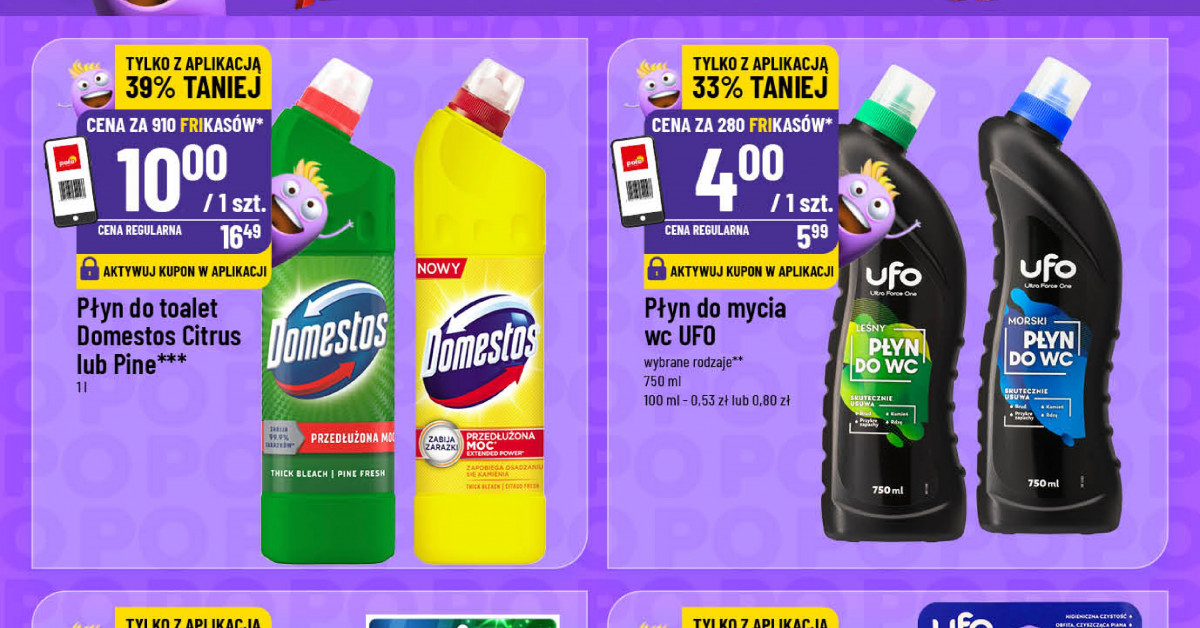 Czysty skok cenowy — Domestos w promocji w POLOmarket! Teraz tańszy o ponad 6 zł
