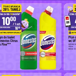 Płyn do toalet Domestos Citrus lub Pine