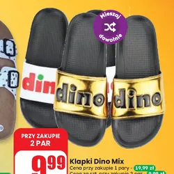 Klapki Dino Mix