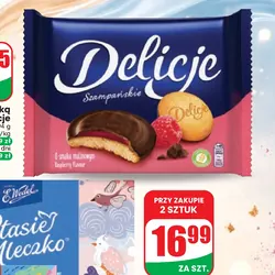 Biszkopty z galaretką malinową Delicje