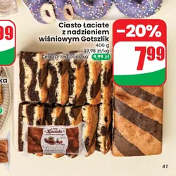 Ciasto Łaciate z nadzieniem wiśniowym