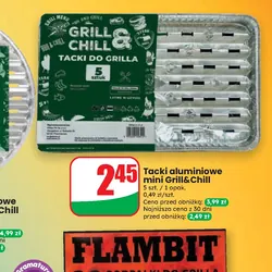 Tacki aluminiowe mini Grill&Chill