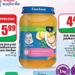 Danie jarzynki z delikatnym schabem Gerber