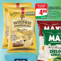Chipsy masło z solą Wiejskie Ziemniaki