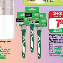 Maszynka do golenia męska Quattro Essential 4 Wilkinson