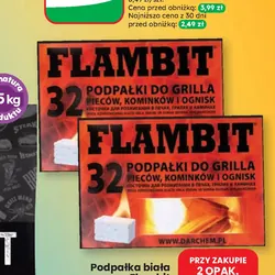 Podpałka biała Flambit