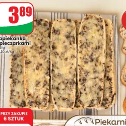 Zapiekanka z pieczarkami