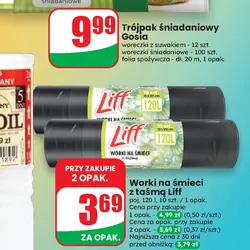 Worki na śmieci z taśmą Liff