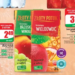 Napój niegazowany Złoty Potok
