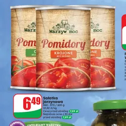 Pomidory bez skórki Warzyw Moc