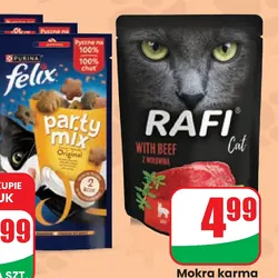Mokra karma dla kota z wołowiną Rafi