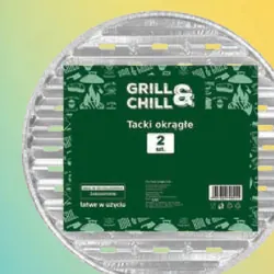 Tacki aluminiowe okrągłe Grill&Chill