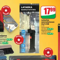 Latarka warsztatowa 2w1 USB