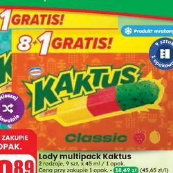 Lody multipack Kaktus