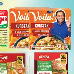 Kurczak w sosie kurkowym z kaszą bulgur Voila! Lisner