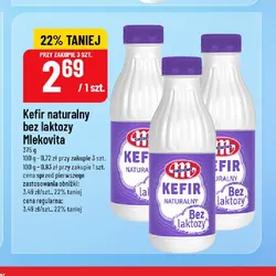 Kefir naturalny bez laktozy Mlekovita