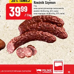 Kiełbasa myśliwska Rzeźnik Szymon